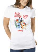 Bluey Red Nose Day Tee 2026 – Comic Relief Charity T-Shirt | Tees4Geeks