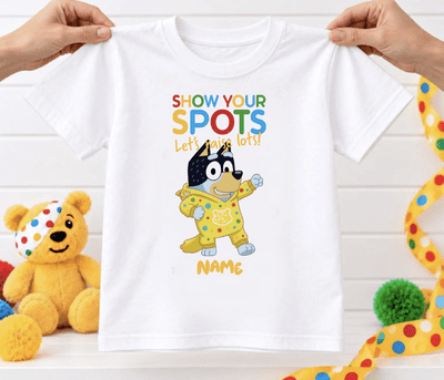 Bluey Pudsey Children In Need T-shirt