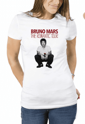 Bruno Mars The Romantic Tour 2026 T-Shirt