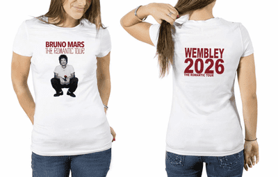 Bruno Mars The Romantic Tour 2026 T-Shirt