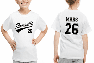 Bruno Mars The Romantic Tour Baseball Jersey