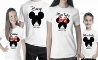Disney Family Holiday T‑Shirts UK | Personalized Disney Vacation Tees – Tees4Geeks
