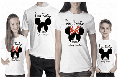 Disney Family Holiday T-shirts