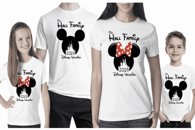 Disney Family Holiday T-shirts
