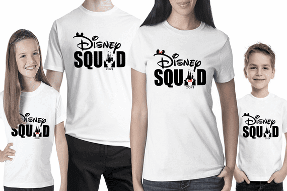 Disney Trip Vacation 2024 Matching Family, Disney squad T-shirts