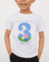 George Pig Birthday T-Shirt