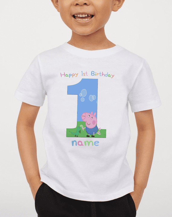 George Pig Birthday T-Shirt