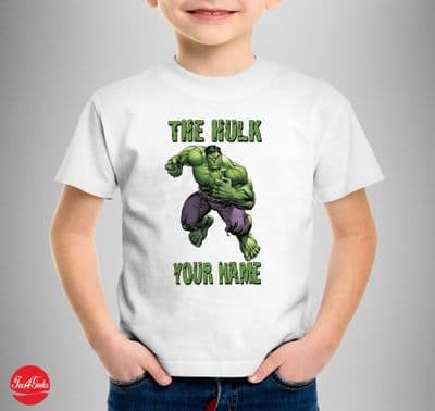 Hulk Personalised Kids T-Shirt – Superhero Tee