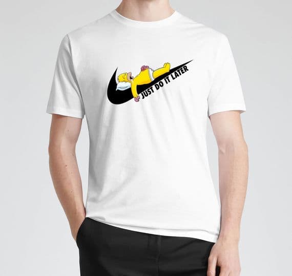Just Do It Later Homer T-shirt