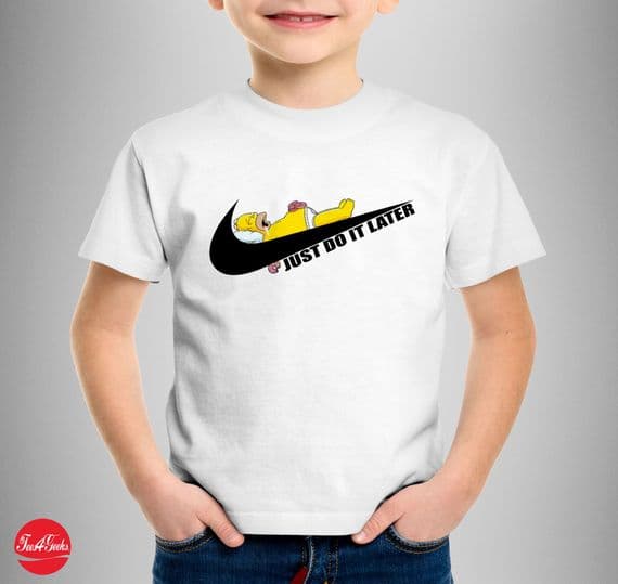 Just Do It Later Kids T-shirt
