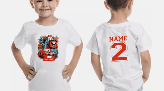 Lightning McQueen Birthday Tee