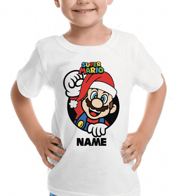 Mario Xmas T-shirt