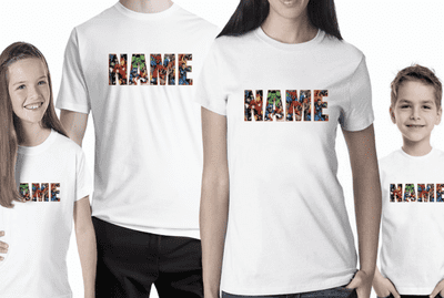 Marvel Personalised Logo T-shirt
