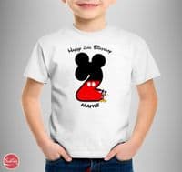 Mickey Mouse Disney Number Birthday T-ShirtBirthday Graphic Tee for Disney lovers| Fun Party Shirt made in UK Tees4geeks
