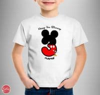 Mickey Mouse Disney Number Birthday T-ShirtBirthday Graphic Tee for Disney lovers| Fun Party Shirt made in UK Tees4geeks