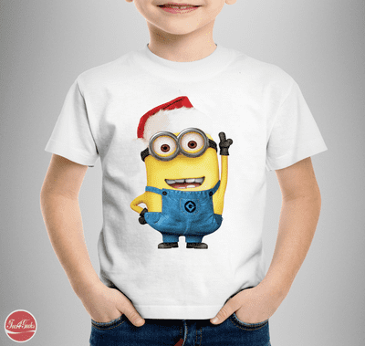 Minions  Christmas T-Shirt – Kids & Adults Xmas Top