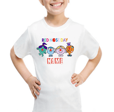 Mr Men  Red Nose Day Tee