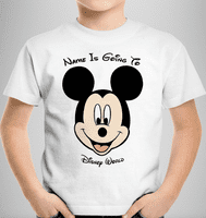 Personalised Mickey Minnie T-shirt
