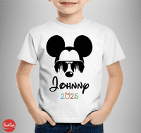 Personalised Disneyland T-shirts  Family Holiday  Disney Personalised Matching Vacation Tops 2025
