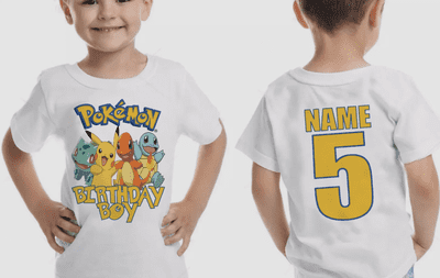 Pokemon Birthday Top