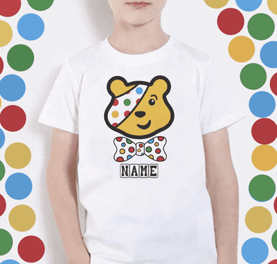 Pudsey Bear Bow Tie Children In Need Top