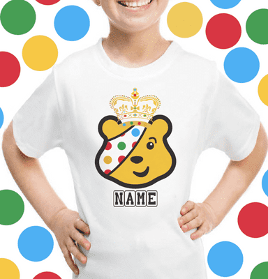 Pudsey Bear Queen Children In Need Top