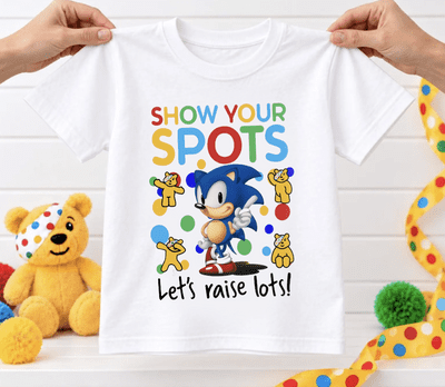Pudsey Sonic Children In Need T-shirt