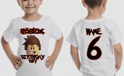 Roblox Birthday Top
