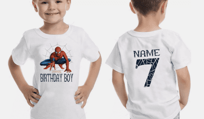 Spider-man Birthday Tee
