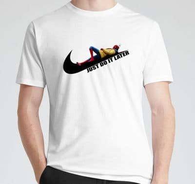 Spider-man Just Do It Later T-shirt