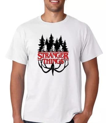 Stranger Things Comic Themed T-Shirt Top Funny Kids Mens Gift Xmas