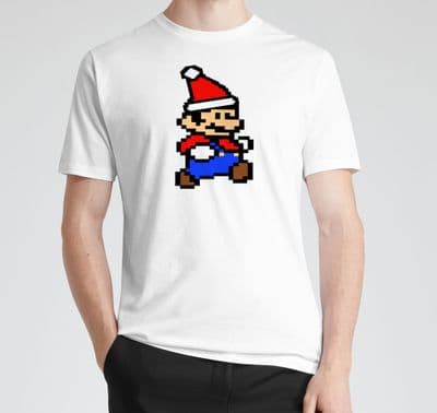 Super Mario Santa Xmas T-shirt