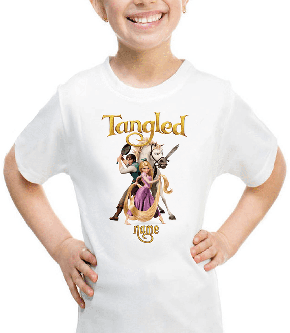 Tangled Personalised T-shirt