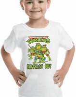 Turtles Birthday T-Shirt | Kids & Adults Party Tee UK