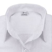 Grenouille Ladies Cap Sleeve White Stripe Seersucker Shirt