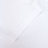 Grenouille Ladies Cap Sleeve White Stripe Seersucker Shirt