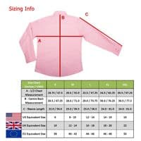Grenouille Ladies Classic Long Sleeve Yellow & Blue Stripe Seersucker Shirt