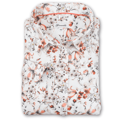 Grenouille Ladies Long Sleeve Autumnal Leaves Blouse