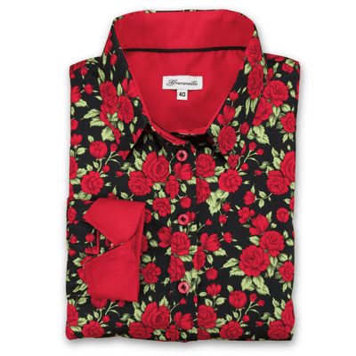 【フランス製】Liste Rouge Full Order Shirts ◇Liste Rouge◇Shirt Cotton Shirt Custom Embroidered