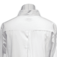 Grenouille Ladies Long Sleeve Bright White Rayon Blouse