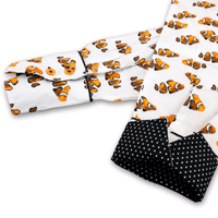 Grenouille Ladies Long Sleeve Clown Fish Print Shirt