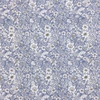 Grenouille Ladies Long Sleeve Slate Grey and White Floral Print Shirt