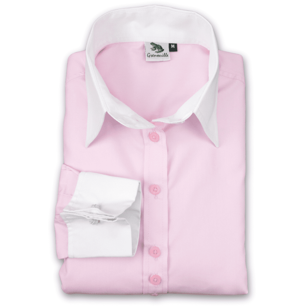 Oxford Shirt Pink Ladies Shirts Uk Grenouille Ladies Relaxed Fit