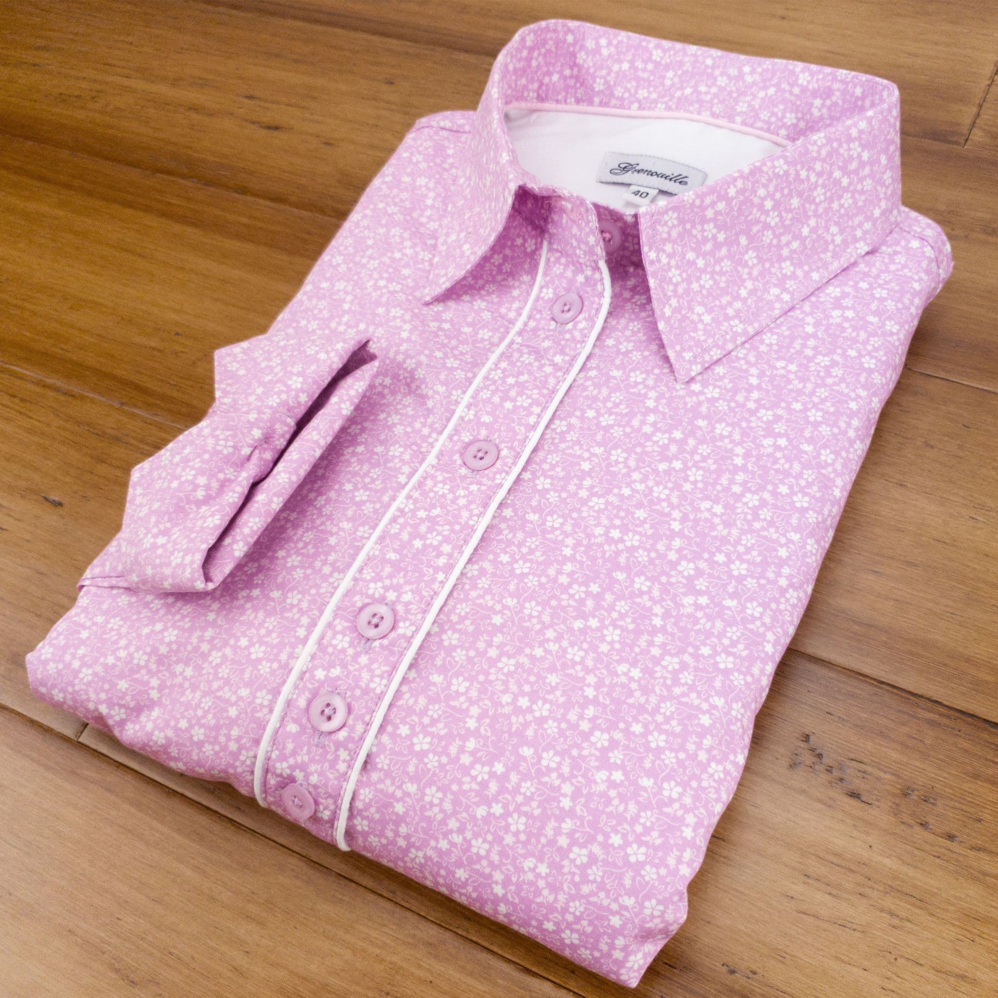 3010092 Lilac Ruffle Shirt