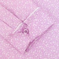 Grenouille Long Sleeve Pale Lilac and White Floral Shirt