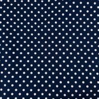 Grenouille Navy & White Polka Dot Shirt With Paisley Accents