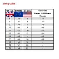 Grenouille White Shirt with Blue Abstract Print Detail