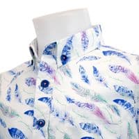 Salamander Boys' Tribal Feathers Shirt
