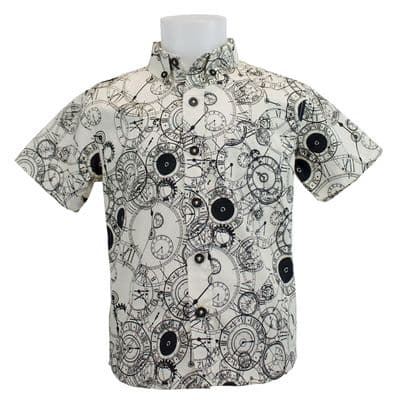 Salamander Boys' Vintage Clocks Shirt