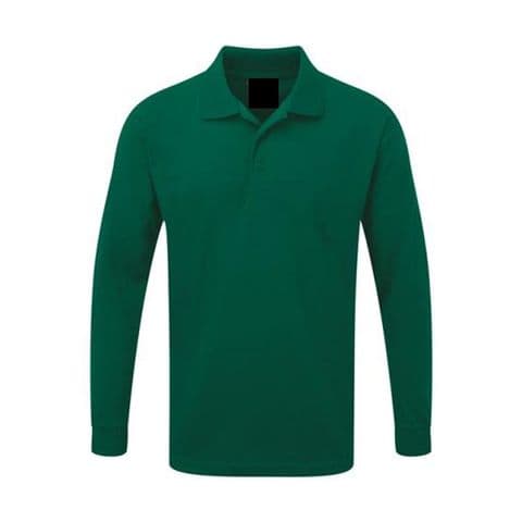 Back To Basics 1170 Long Sleeve Plain Pique Polo Bottle